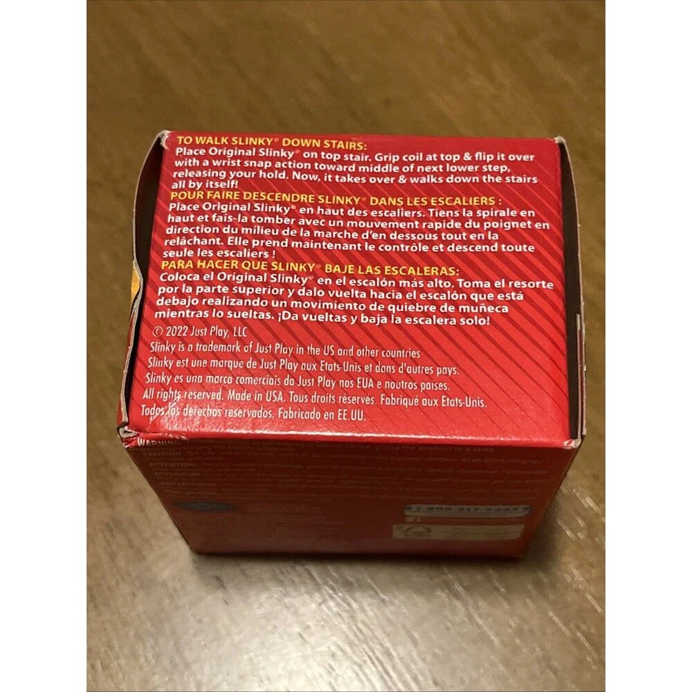 The Original Slinky Metal 60100 Walking Spring Kids Toy Classic Vintage NEW
